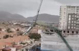 Main image for Tower Crane Collapses Onto Homes as Violent Storm Batters Coquimbo, Chile.