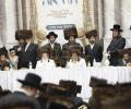 Central Seudas Hodaya of Skulen on Motzei Shabbos Nachamu at the Hamaspik Resort in the Catskills