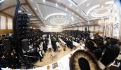Central Seudas Hodaya of Skulen on Motzei Shabbos Nachamu at the Hamaspik Resort in the Catskills