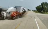 Main image for Stop Sign Ignored: Dashcam Footage Shows Violent Three-Car Crash Iowa.