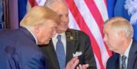 Main image for Heartbreaking Tribute: Trump Calls Late Sen. Graham a True Friend and Ally.
