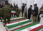Main image for Footage Shows Iranian-Flagged Coffins After US-Saudi Strikes Kill IRGC in Iraq.