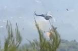 Main image for Firefighting Helicopters Collide Midair While Battling Wildfire In Greece.