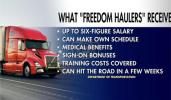 Main image for IT'S OFFICIAL: Freedom Haulers for Military Veterans for Highway Safety.