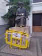Antisemitic Vandalism: Swastika Spray-Painted On Rambam Statue In Spain.