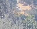 Main image for Israeli Bulldozer Overturns During Clearing Operations in South Lebanon.