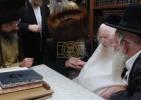 The Sanz Boro Park Rebbe Shlit"a Visiting the Gaavad of Yerushalayim Shlit"a and HaGaon HaTzaddik the Gaavad of Ramat Shlomo Shlit"a