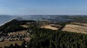 Main image for Shocking Aerial Video Captures Suffolk Wildfire Threatening Holiday Park Evacuees.