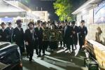 The Bobov-45 Rebbe Davening at the Tziyon of the Satmar Rebbe ZY"A for the Hilula.