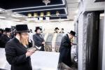 The Bobov-45 Rebbe Davening at the Tziyon of the Satmar Rebbe ZY"A for the Hilula.