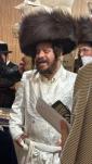 First Pictures of the Kretchnif Kfar Ata Rebbe Shlit"a at the Tziyon of His Father, the Kretchnif Sighet Rebbe Z"L
