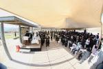 The Kossover Rebbe Shlit"a at the Maamad HaYeshuos on Monday in Ancient Shilo, Where His Holy Father Used to Conduct It Every Year.