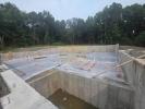 Preparing to Pour the Cement Slab to Support the Steel Beams of the New Binyan HaGadol of Yeshiva Gedolah Toras Meshulam Feish of Tosh..