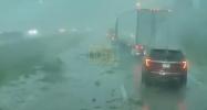 Main image for Dashcam Captures Terrifying Drive Through Illinois Storm's 70 MPH Wind Gusts.