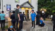'A Blick' into Klal Yisroel's Shul at the End of the Summer in the Catskills.