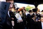 Hachnosas Sefer Torah Brought Into the Beis Medrash Hagadol in Kiryas Joel by Harav Reb Avrohom Meir Yaakov Polatsek, Attended by the Satmar Rebbe Shlit"a