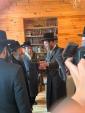 The Bobov 45 Rebbe Shlit"a Visits HaGaon HaTzaddik Rav Yaakov Yisroel Friedman Shlit"a, Hornosteipel Rov, a Son of the Hornosteipeler Rebbe Shlit"a, in Honor of the Simcha in His Family