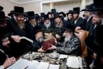 Honorary Visit: The Bobov-45 Rebbe Shlit"a Visits the Satmar Rebbe Shlit"a.