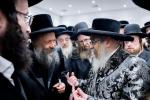 Honorary Visit: The Bobov-45 Rebbe Shlit"a Visits the Satmar Rebbe Shlit"a.