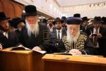 Visit of the Rishon LeZion, Rav Yitzchak Yosef Shlit"a, to the Belzer Rebbe Shlit"a.
