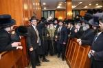 Visit of the Rishon LeZion, Rav Yitzchak Yosef Shlit"a, to the Belzer Rebbe Shlit"a.