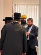 An Important Meeting Took Place in the Home of Harav Moshe Dovid Katz HI"V, Chairman of Netrona, Together With Several Members of Mayor Mamdani's Staff, Regarding the Burning Issue of Antisemitism.