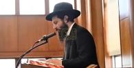 Main image for First Video of HaGaon Rav Yosef Chaim Shneur Kotler Shlit"a, Only Son of Rosh Yeshivas Beth Medrash Govoha HaGaon Rav Malkiel Shlit"a, Delivering His First Shiur in the Yeshiva on Maseches Bava Kamma, as Previously Reported Here