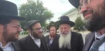 Main image for HISTORIC WHITE HOUSE VISIT: Rav Malkiel Kotler Arrives, Responds to Question About Giving Trump a Bracha