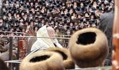 Main image for The Vizhnitzer Rebbe Shlit"a at Selichos Rishonos in the Beis Medrash HaGadol, Wrapped in a Tallis Inherited From His Grandfather, the Imrei Chaim of Vizhnitz ZY"A.