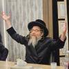 The Skulen Lakewood Rebbe on a Visit and Delivering a Sichas Chizuk Ahead of Rosh Hashanah at Yeshiva Nesiv HaTorah in the Toms River Area of Lakewood.