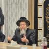 The Skulen Lakewood Rebbe on a Visit and Delivering a Sichas Chizuk Ahead of Rosh Hashanah at Yeshiva Nesiv HaTorah in the Toms River Area of Lakewood.