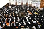The Sanz Klausenburger Rebbe Shlit"a at the First Selichos with His Chassidim in Ir Hakodesh Yerushalayim