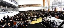 The Sanz Klausenburger Rebbe Shlit"a at the First Selichos with His Chassidim in Ir Hakodesh Yerushalayim