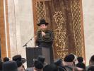 Harav Shimon Spitzer Shlit"a at a Drasha for the Yamim Noraim in Beis Medrash Lev Aharon of Satmar Williamsburg