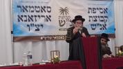 Main image for Rabbi Hershel Friedman, chairman, at a gathering of groups of Satmar community members from Arizona in Monsey