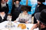 The Satmar Rebbe Shlit"a Visits the Home of Hanagid Chaim Mordechai Inzlicht Shlit"a in Monsey