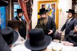 The Satmar Rebbe Shlit"a Visits the Home of Hanagid Chaim Mordechai Inzlicht Shlit"a in Monsey