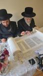 Ksivas Sefer Torah: The Liska Rebbe Shlit"a at a Ksivas Sefer Torah Written by Reb Yaakov Dov Cohen