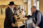 Russian Chief Rabbi Lazar Casting His Vote in the National Parliamentary Elections, Despite the Tirdos Hachag.
