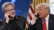 SURPRISE PHONE CALL:&nbsp;Trump interrupts Huang onstage, calls AI doom fears a hoax