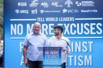 JEWISH GROUPS RALLY OUTSIDE UN, DEMAND WORLD LEADERS TAKE ACTION AGAINST ANTISEMITISM
