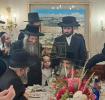 L'Chaim and Chasimas Shtaros Led by the Satmar Rebbe Shlit"a at the Home of the Nagid Reb Yosef Aryeh Brinner
