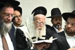 The Rosh Yeshiva HaGaon Rav Meir Tzvi Bergman Shlit"a in Asra Kadisha Meron During Aseres Yemei Teshuva for Yud Gimmel Middos