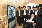 The Rosh Yeshiva HaGaon Rav Meir Tzvi Bergman Shlit"a in Asra Kadisha Meron During Aseres Yemei Teshuva for Yud Gimmel Middos