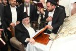 The Rosh Yeshiva HaGaon Rav Meir Tzvi Bergman Shlit"a in Asra Kadisha Meron During Aseres Yemei Teshuva for Yud Gimmel Middos