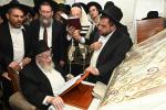 The Rosh Yeshiva HaGaon Rav Meir Tzvi Bergman Shlit"a in Asra Kadisha Meron During Aseres Yemei Teshuva for Yud Gimmel Middos