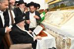 The Rosh Yeshiva HaGaon Rav Meir Tzvi Bergman Shlit"a in Asra Kadisha Meron During Aseres Yemei Teshuva for Yud Gimmel Middos