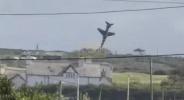 Main image for NEAR DISASTER: RAF Hawk Bursts Into Flames Seconds After Takeoff, Pilots Safely Ejected