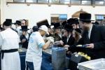 Lavish Break-Fast in Shikun Skver Arranged by Hanhalas Bais Tziporah of Skver