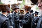 Chol HaMoed Sukkos L'chaim in the Sukkah of the Nagid Reb Yitzchok Rabinowitz in Honor of Donating the New Simcha Hall 'Ulam Sarah Leah' at B'beiso Nava Kodesh